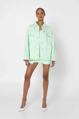 BY.DYLN Jerome Jacket & Cooper Mini Skirt Mint Size 8 for rent on The Volte - image 1