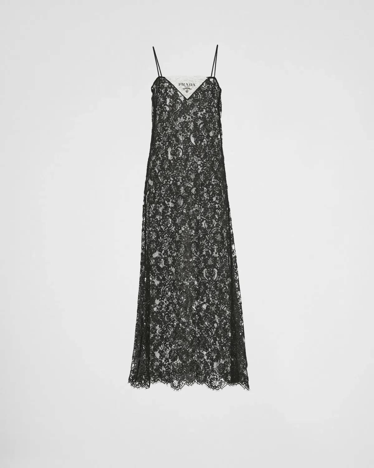 Prada Lace Midi Dress Black Size 36 / AU 4 - Image 5