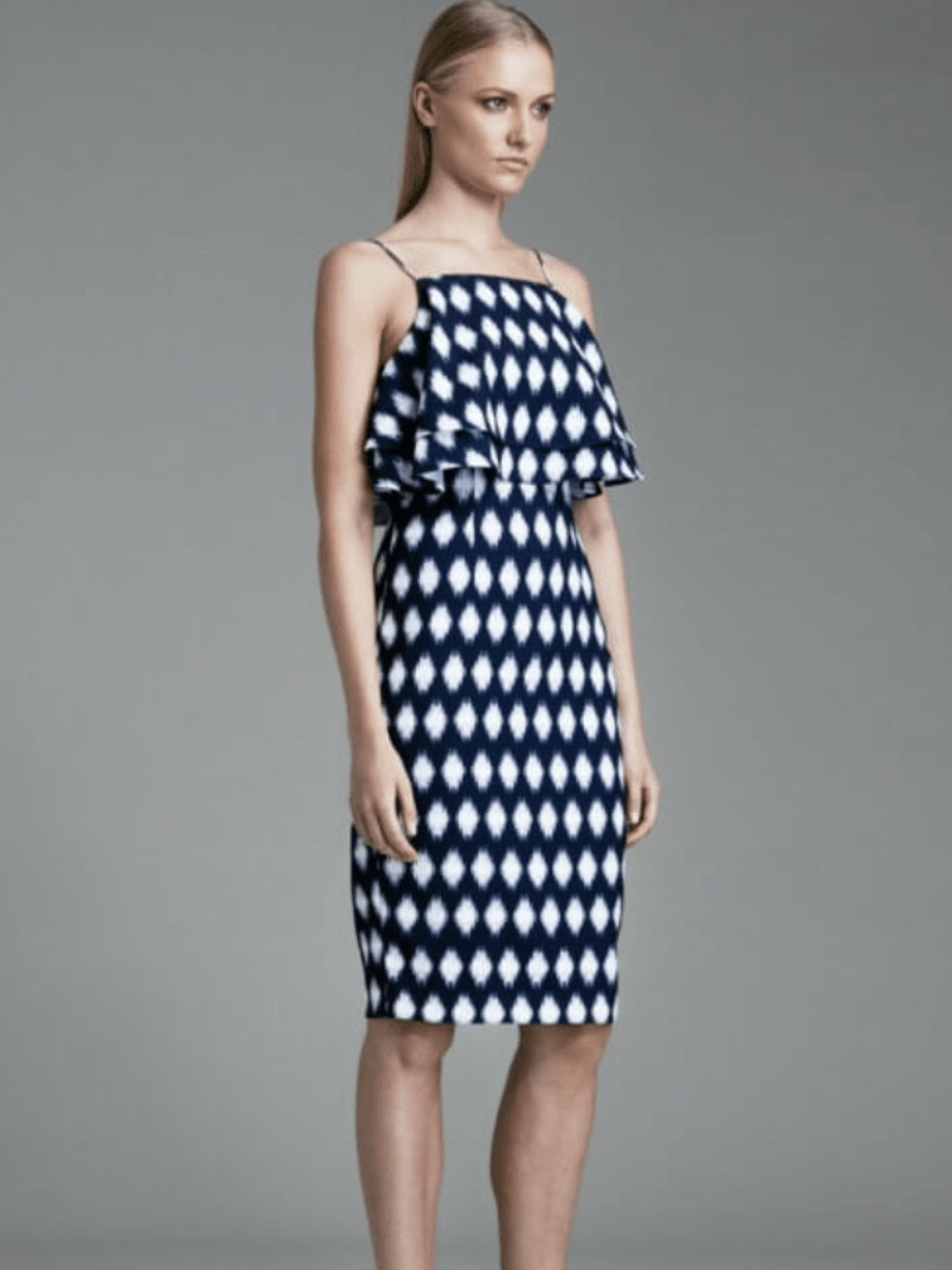 Finders Keepers - Move on Up Navy Midi Size 8 - Image 1