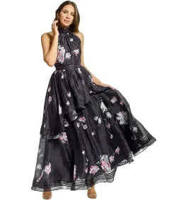 Aje Sienna Maxi Dress Black Floral Size AU 12  for rent on The Volte - image 1