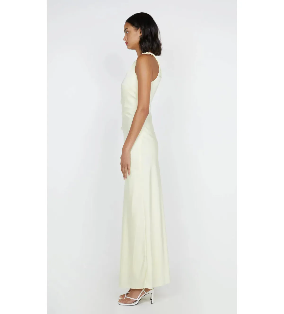 Bec & Bridge Lunetta Asym Dress Ice Yellow Size AU 12 - Image 3