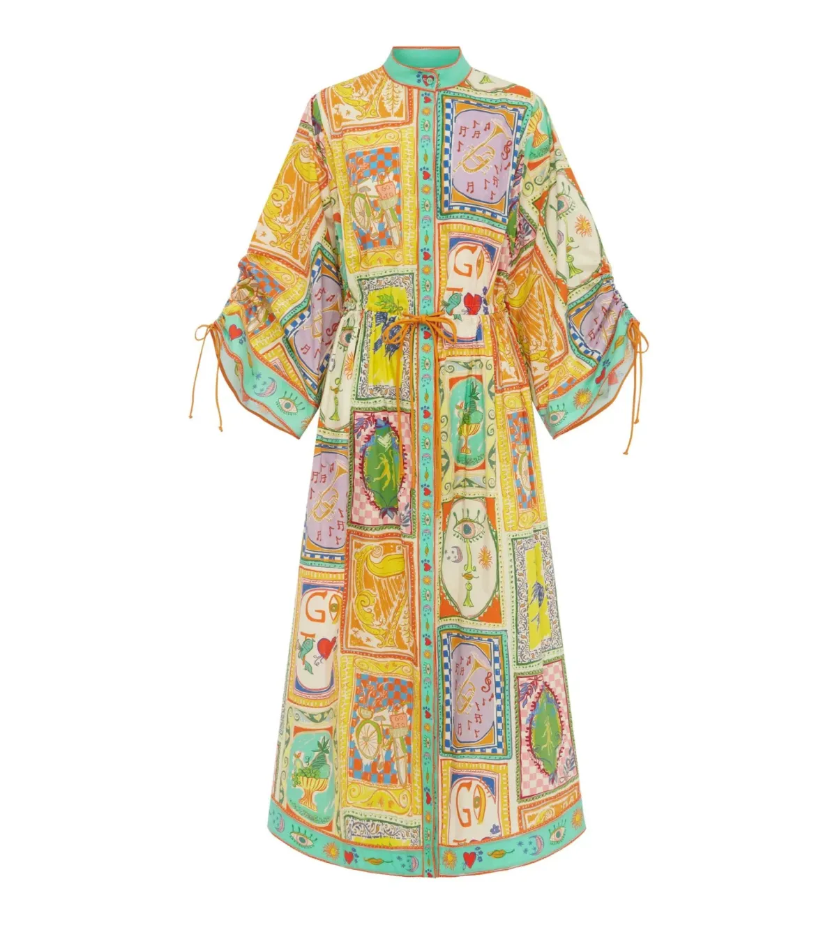 Alémais Holiday Go-to Shirtdress Multi Size AU 14 - Image 3