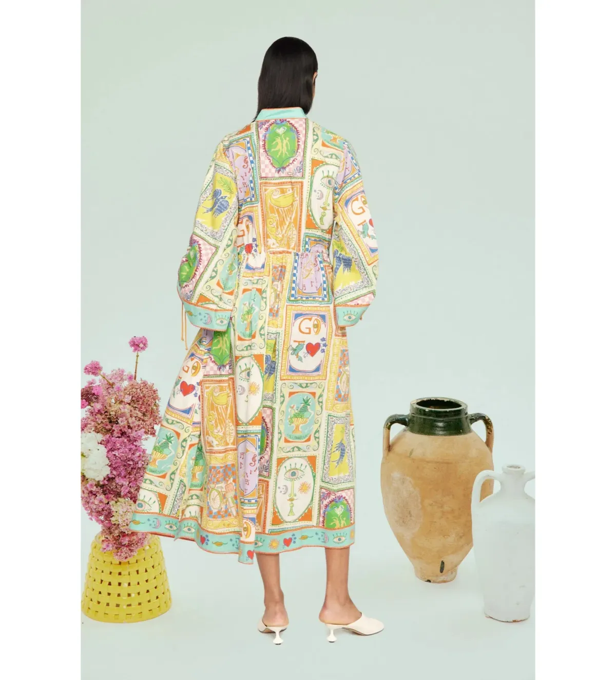 Alémais Holiday Go-to Shirtdress Multi Size AU 14 - Image 2