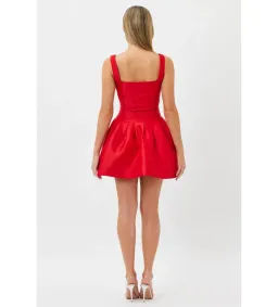 Bianca & Bridgett Alba Mini Dress Red Size AU 12 for rent on The Volte - image 2