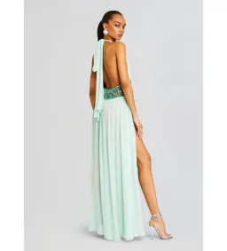 Retrofete Allete Embellished Dress Miami Mint Size AU 4 for rent on The Volte - image 4