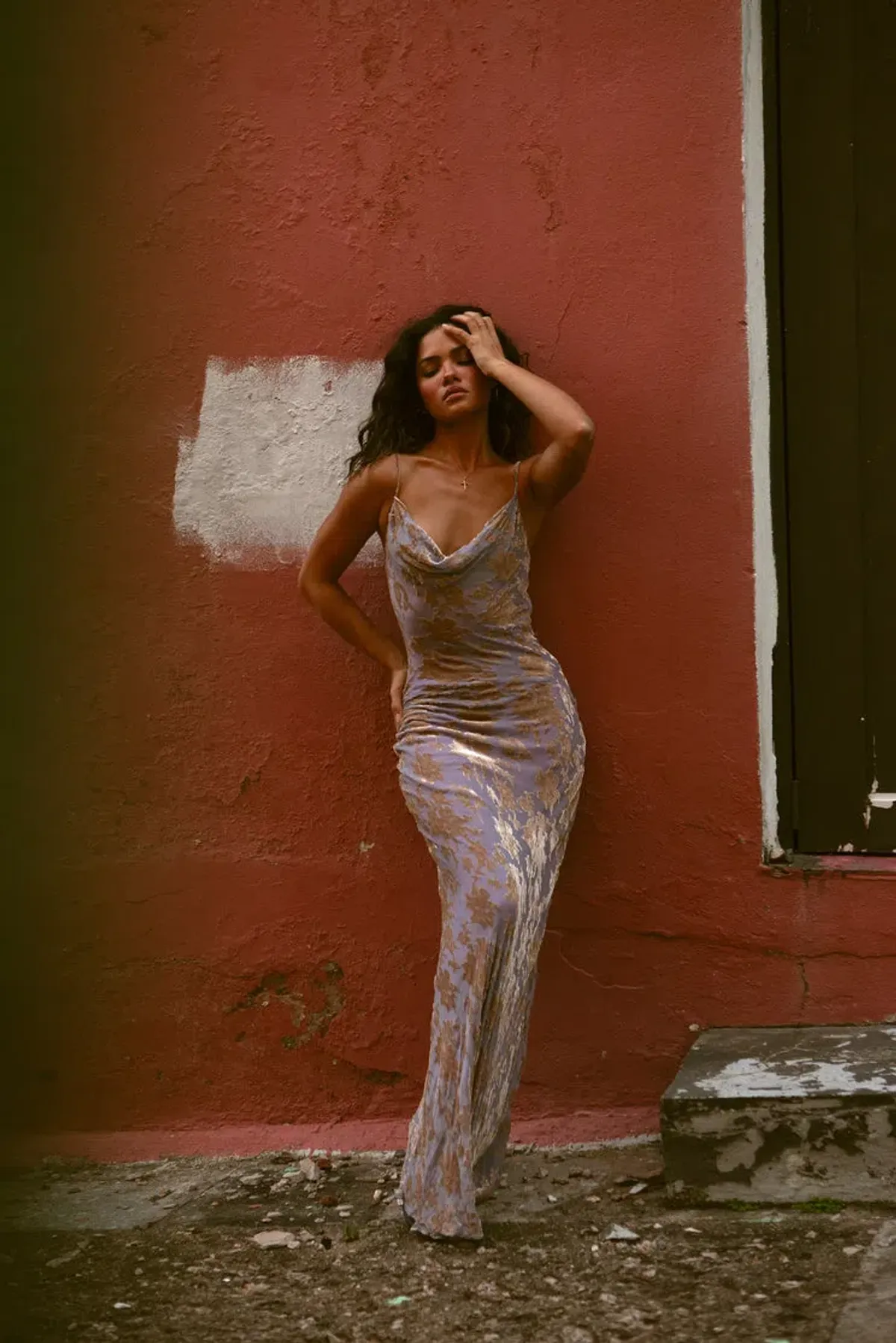 Rat & Boa Athena Dress Purple Print Size XS/AU 6 - Image 1