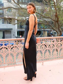 Sir The Label Dunya Gown Black Size 1 / AU 8 for rent on The Volte - image 2