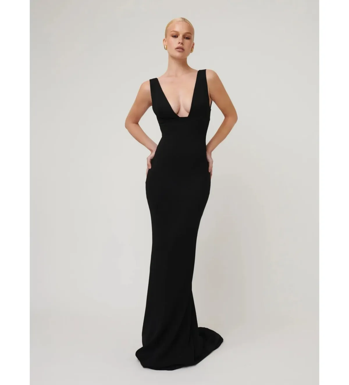 Effie Kats Greta Gown Black Size M / AU 10 - Image 1