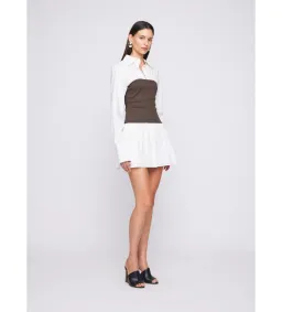Anna Quan Claudia Dress in Dark Cocoa Size AU 12 for rent on The Volte - image 2