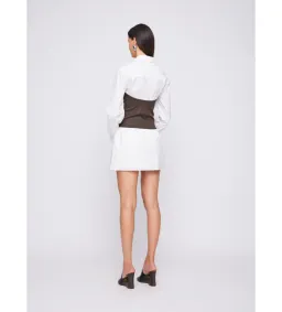 Anna Quan Claudia Dress in Dark Cocoa Size AU 12 for rent on The Volte - image 3