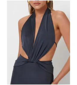 Effie Kats Harper Gown in Thunder Size M / AU 10 for rent on The Volte - image 2