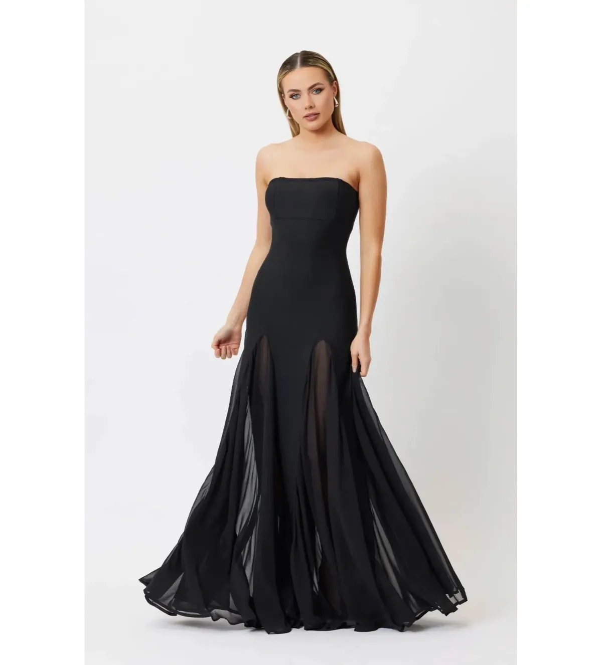 Bianca & Bridgett Mae Maxi Dress Black Size AU 8 - Image 1