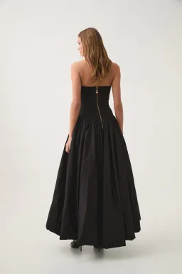 Aje Spatial Maxi Dress Black Size 12  for rent on The Volte - image 2