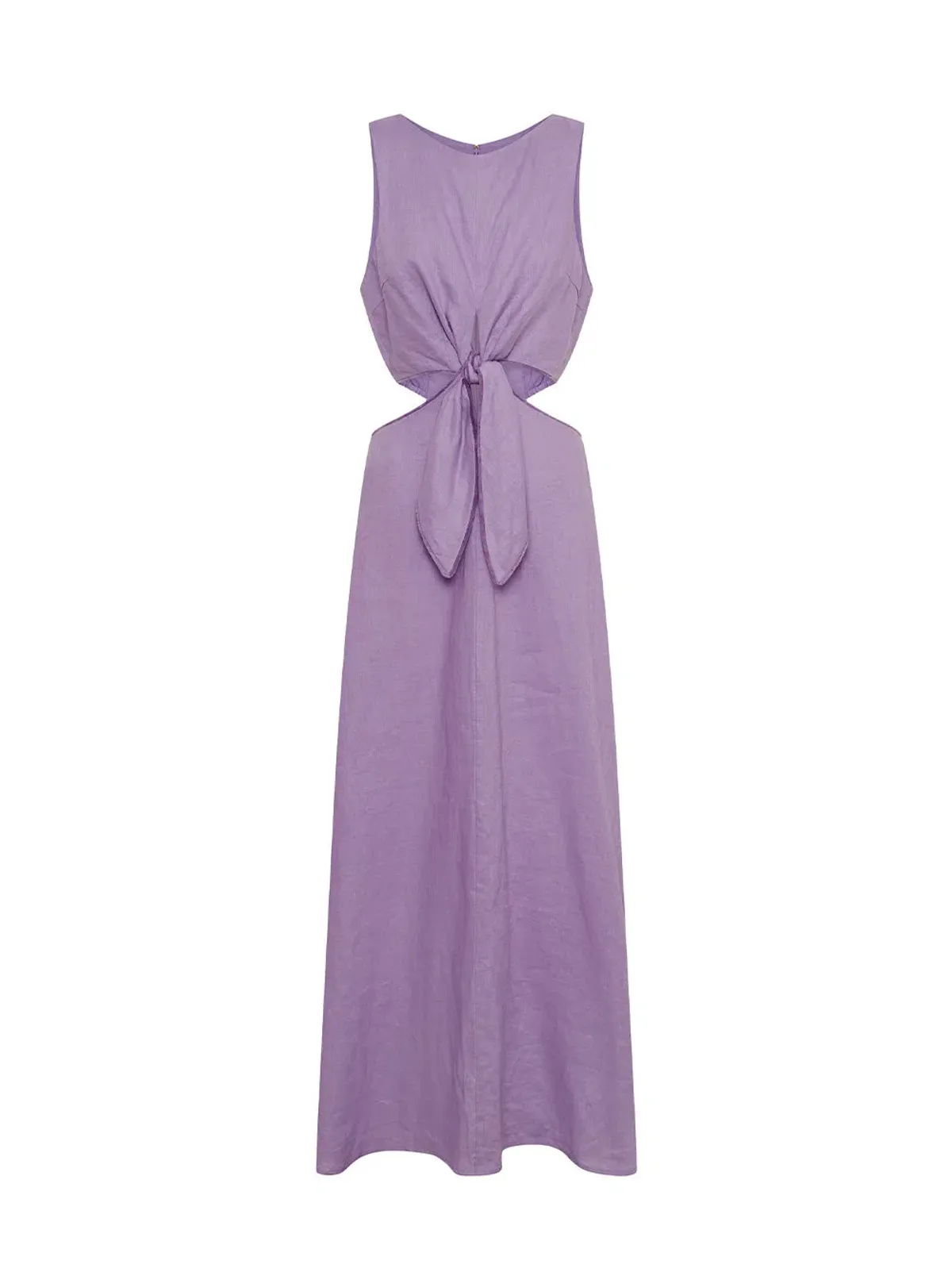 Kivari Ellie Cut Out Maxi Dress Lilac Size 16 - Image 5