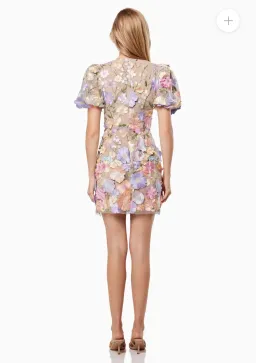 Elliatt Anthea 3D Lace Mini Dress Purple Size 8 for rent on The Volte - image 7