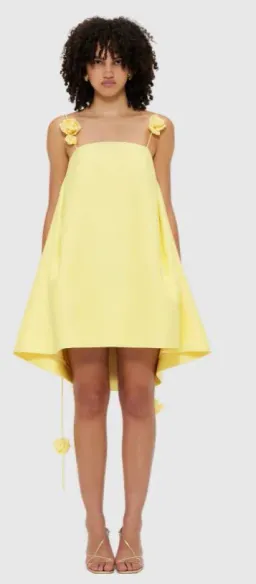 Leo Lin Fiona Rose Mini Dress Size 8 for rent on The Volte - image 2