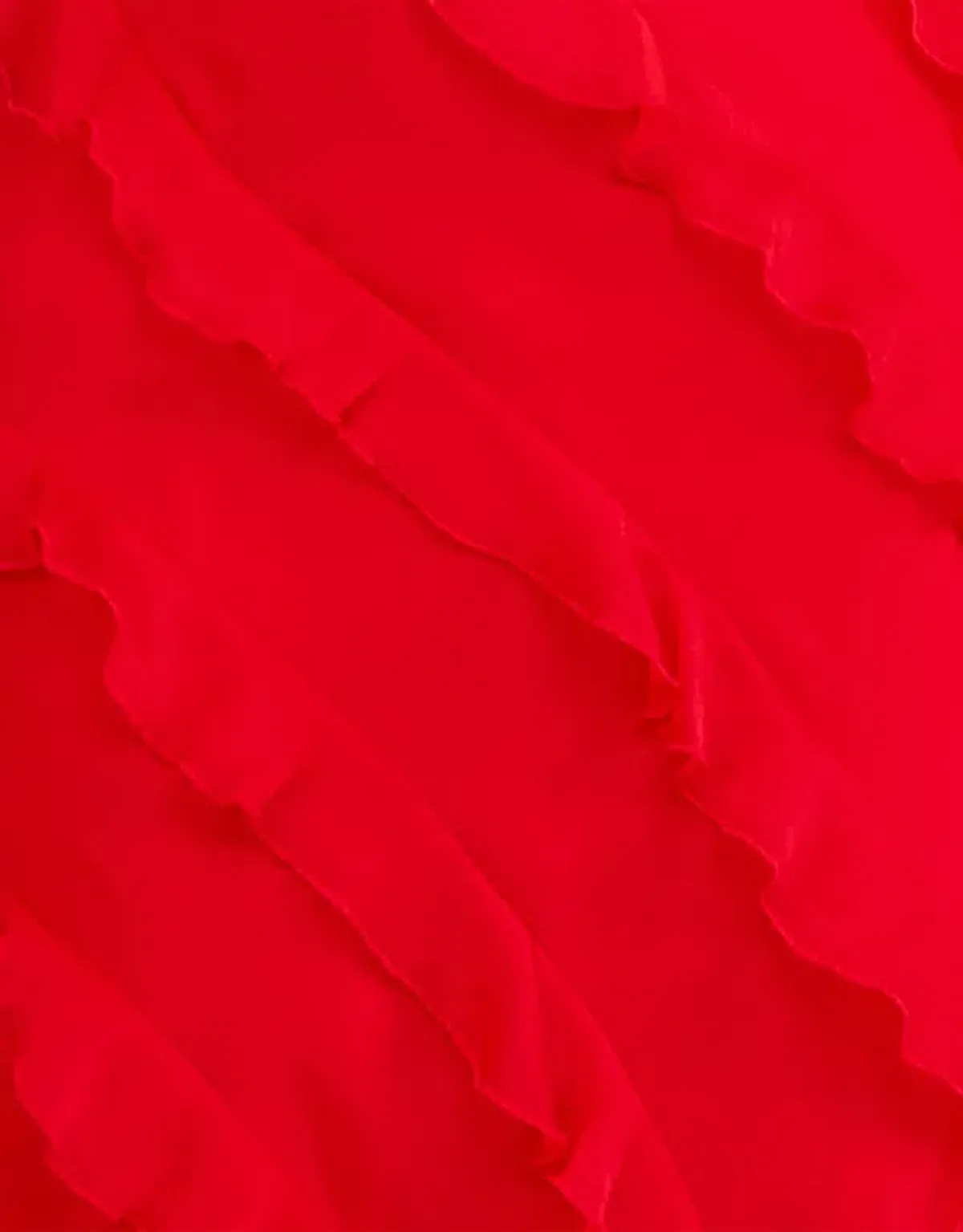 Azzurielle Penelope Ruffle Red Maxi Dress Size 8 - Image 5