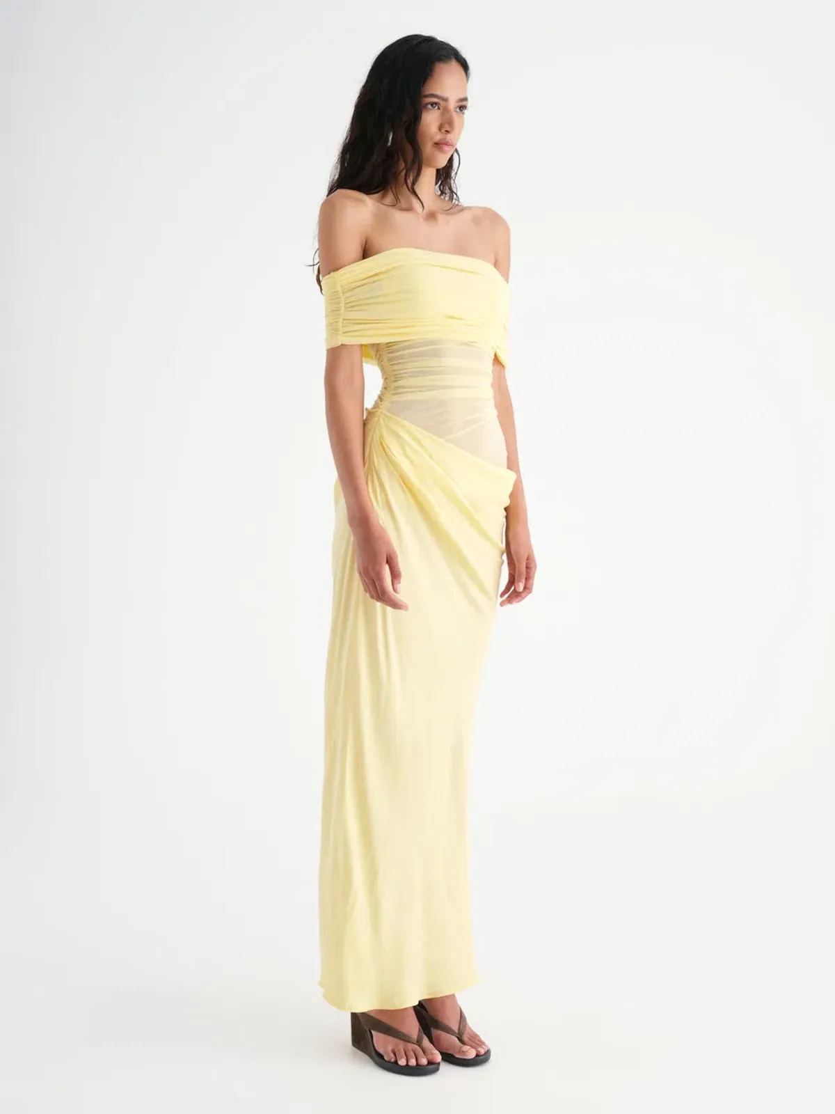 Benni Nico Off Shoulder Maxi Dress Size 10 - Image 2