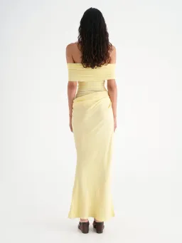 Benni Nico Off Shoulder Maxi Dress Size 10 for rent on The Volte - image 3