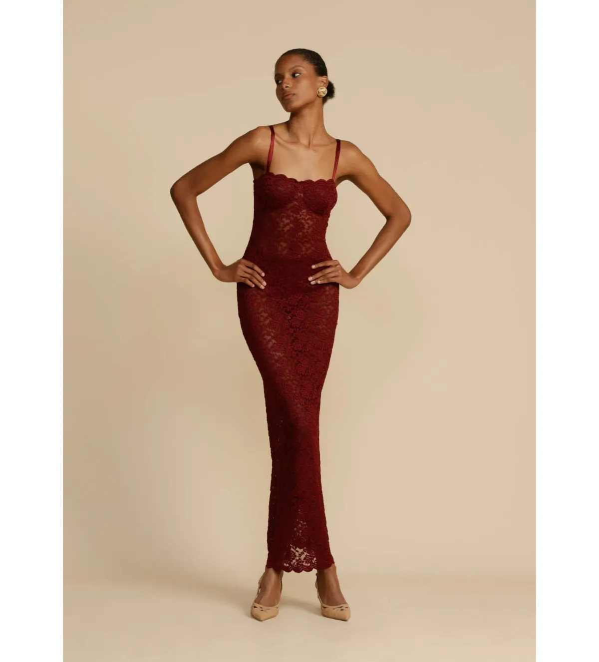 Arcina Ori Margot Dress Wine Size Small/Au 8 - Image 1