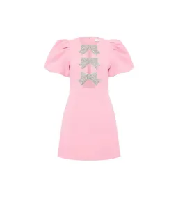 Rebecca Vallance Juliana Puff Sleeve Mini Dress Pink Size AU 12 for rent on The Volte - image 5