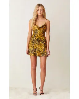 Bec & Bridge Turtle Rock Mini Dress Gold/Black Size AU 8 for rent on The Volte - image 1