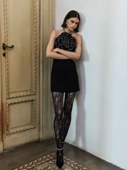 Rebecca Vallance Eliana Mini Dress Black Size AU 8 for rent on The Volte - image 6