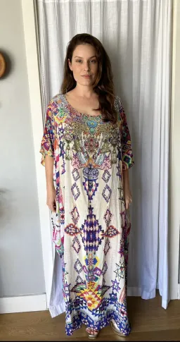 Camilla Mother Knows Best Round Neck Kaftan One Size for rent on The Volte - image 3