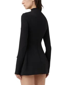 Camilla & Marc Ilona Long Sleeve Mini Dress Black Size 6 for rent on The Volte - image 3