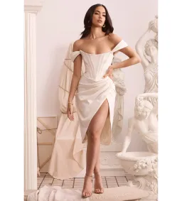 House of CB Loretta Dress in Ivory Size XS / AU 6 for rent on The Volte - image 4