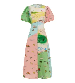 Alemais Jet Midi Dress Multi Size AU 12 for rent on The Volte - image 7