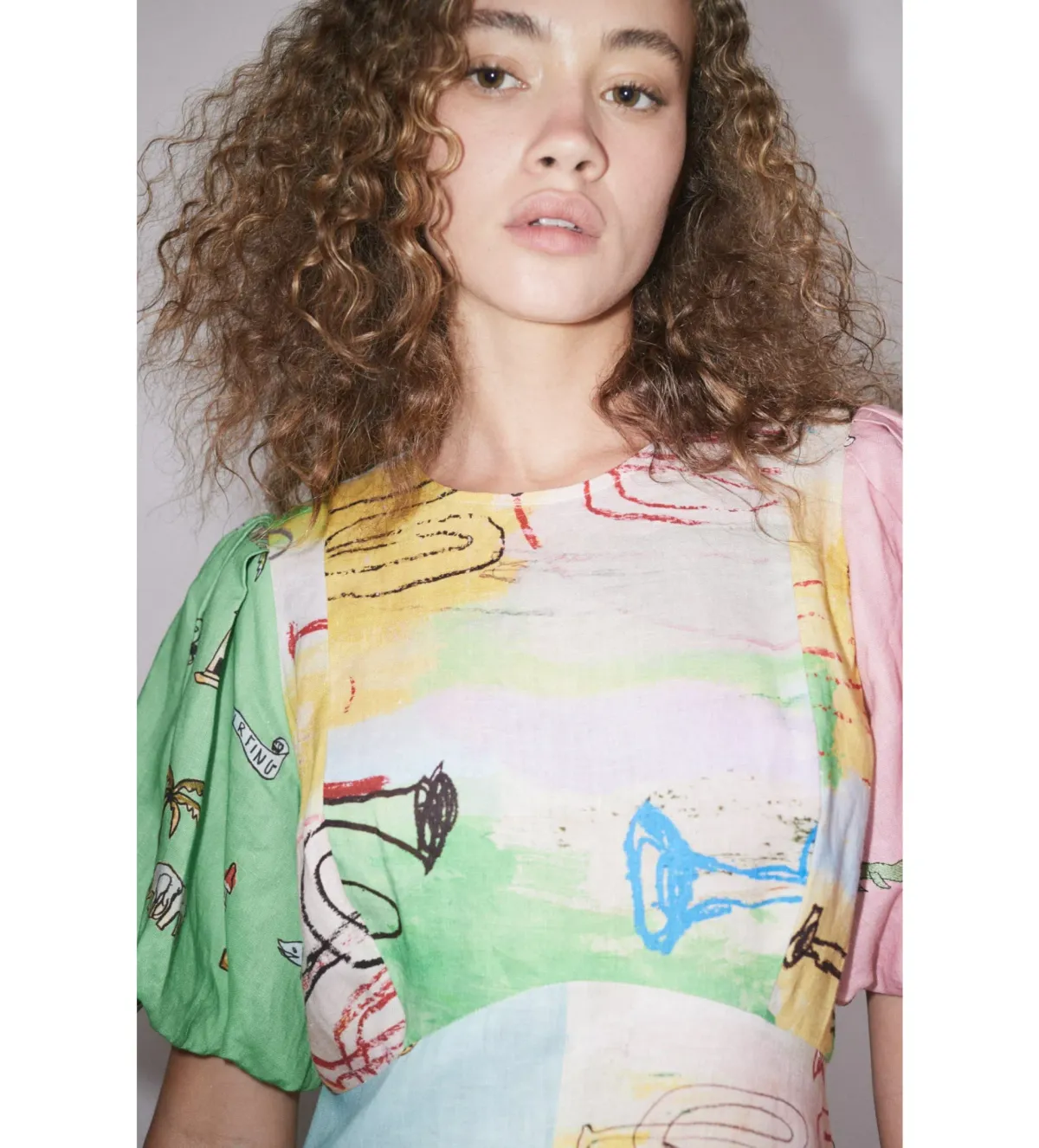 Alemais Jet Midi Dress Multi Size AU 12 - Image 2