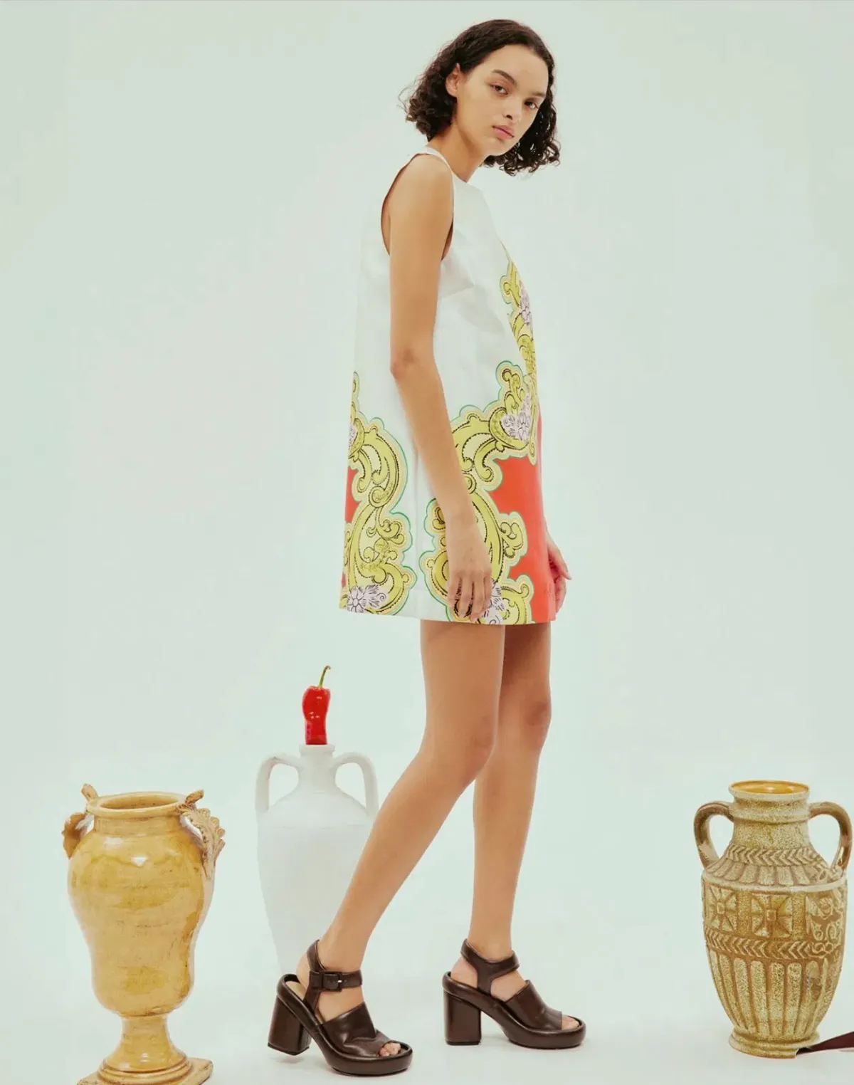 Alemais Sierra Mini Dress Print Size AU 8 - Image 2