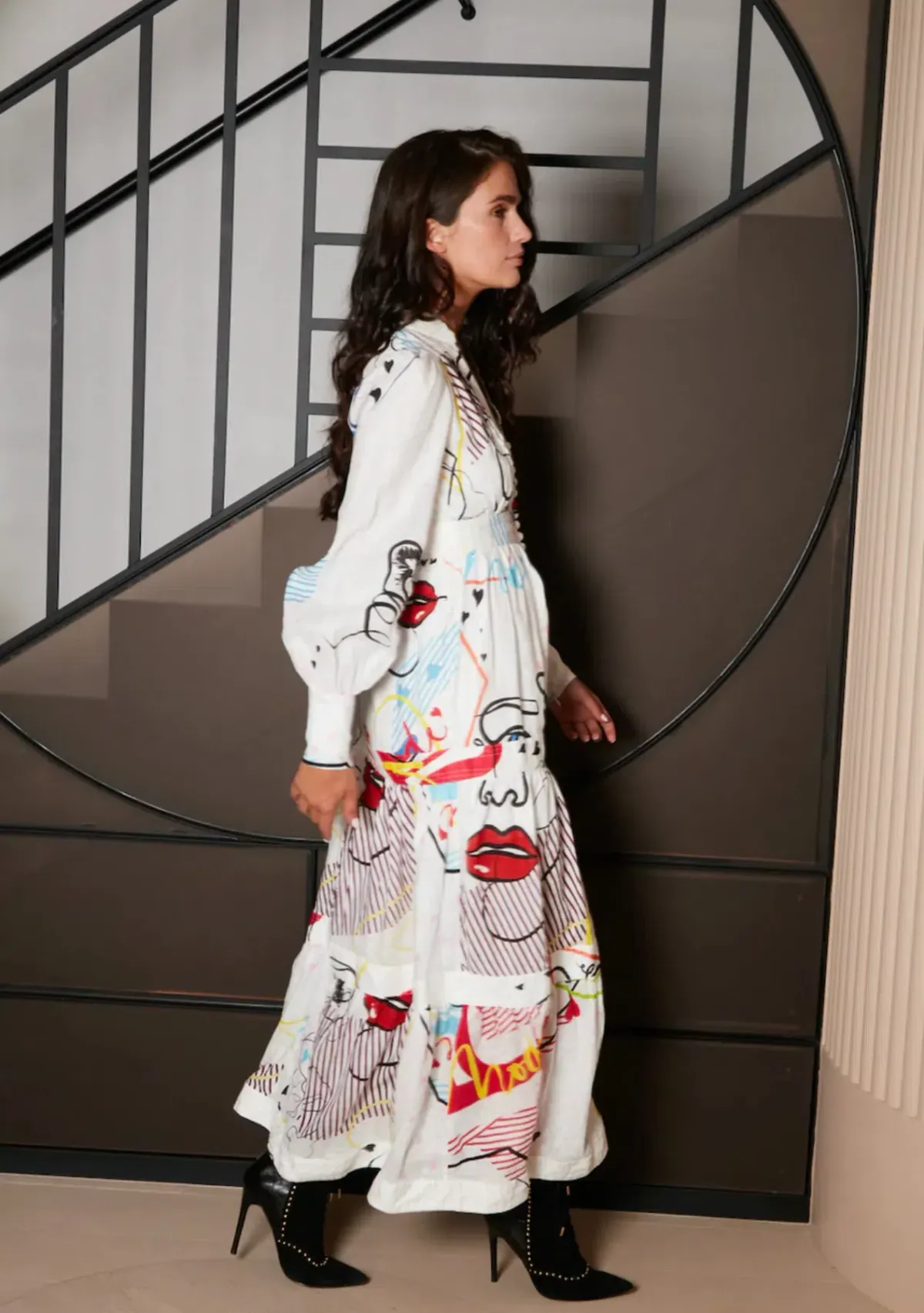 Mackenzie Mode The Mode Midi Dress Multi Size 10 - Image 2