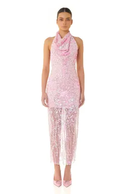 Eliya The Label Laura Sequin Dress Pink Size S / AU 8  for rent on The Volte - image 1