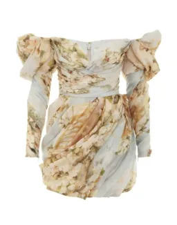 Zimmermann Luminosity Drape Mini Dress/ Emily in Paris Dress 00 for rent on The Volte - image 5