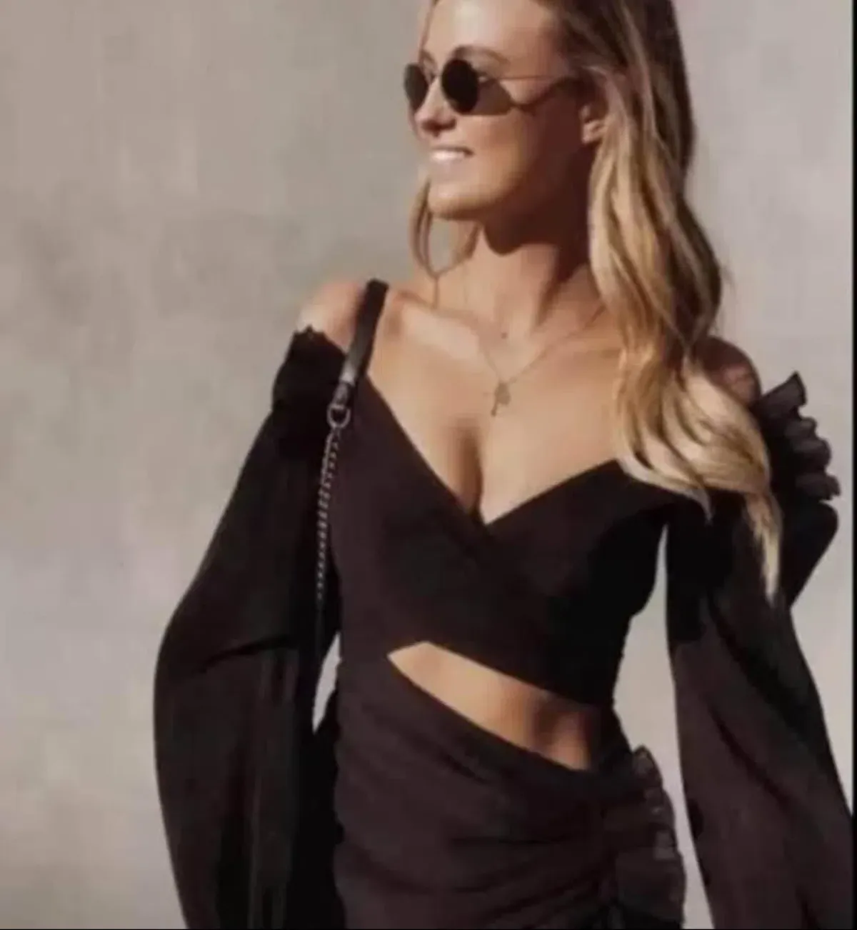 Zimmermann Golden Surfer Mini Dress in Black Size 0 / AU 8 - Image 5