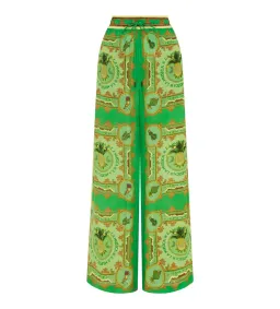 Alémais La Musica Silk Shirt and Pant Green Size AU 16 for rent on The Volte - image 6