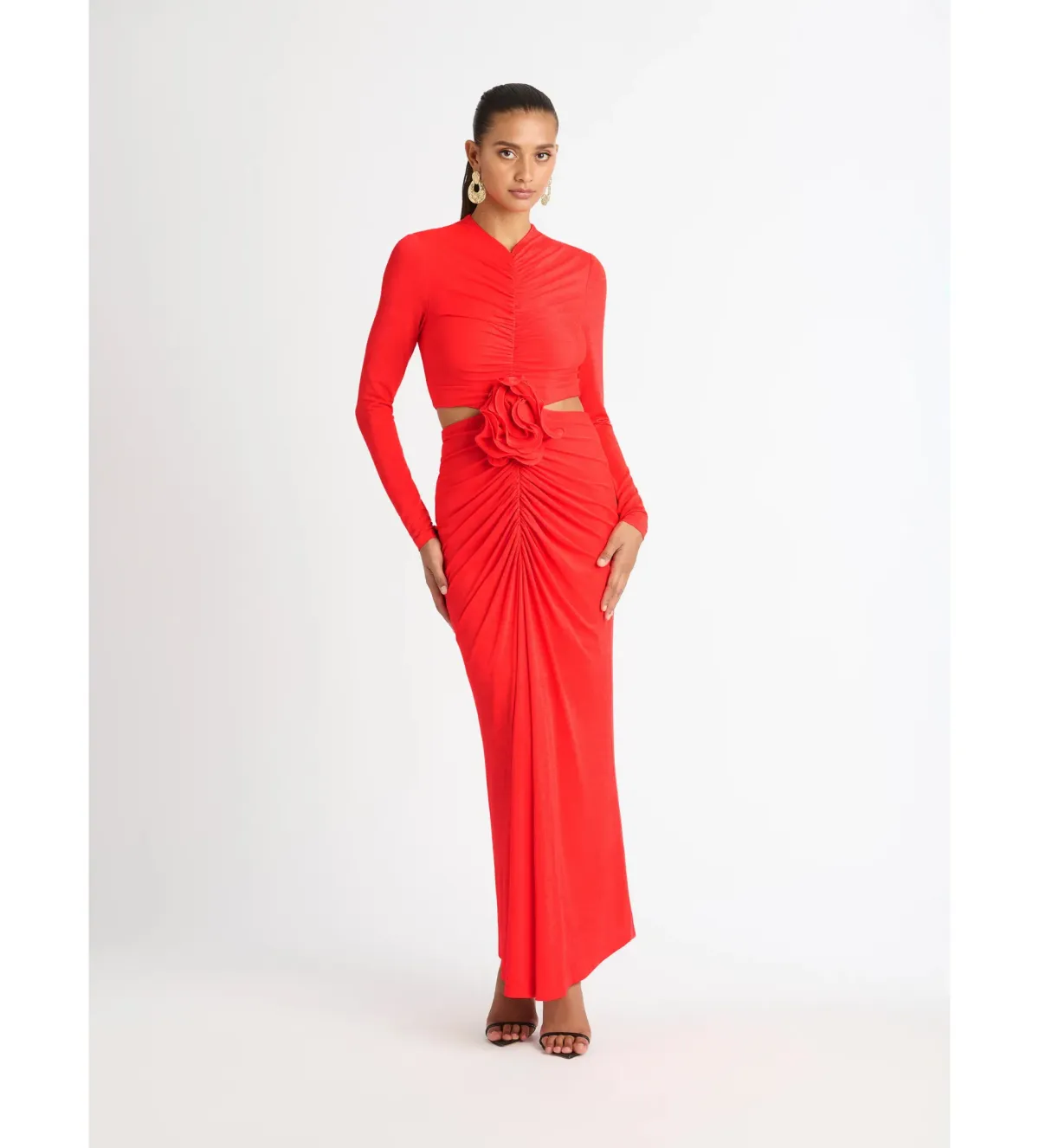 Sheike Signature Maxi Dress Red Size AU 10  - Image 1