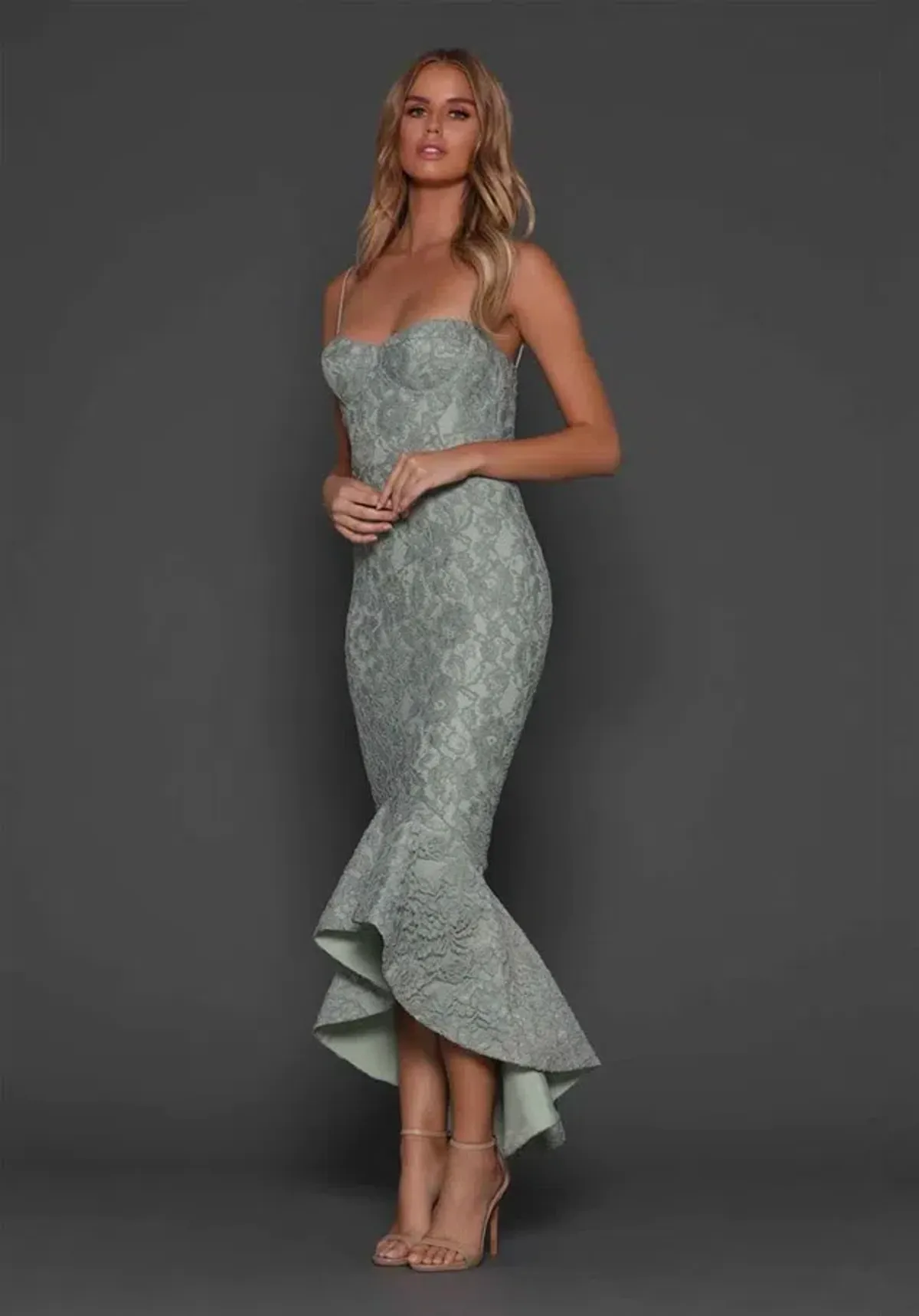 Elle Zeitoune Dresses The Maxwell Dress Green Size AU 14 - Image 1