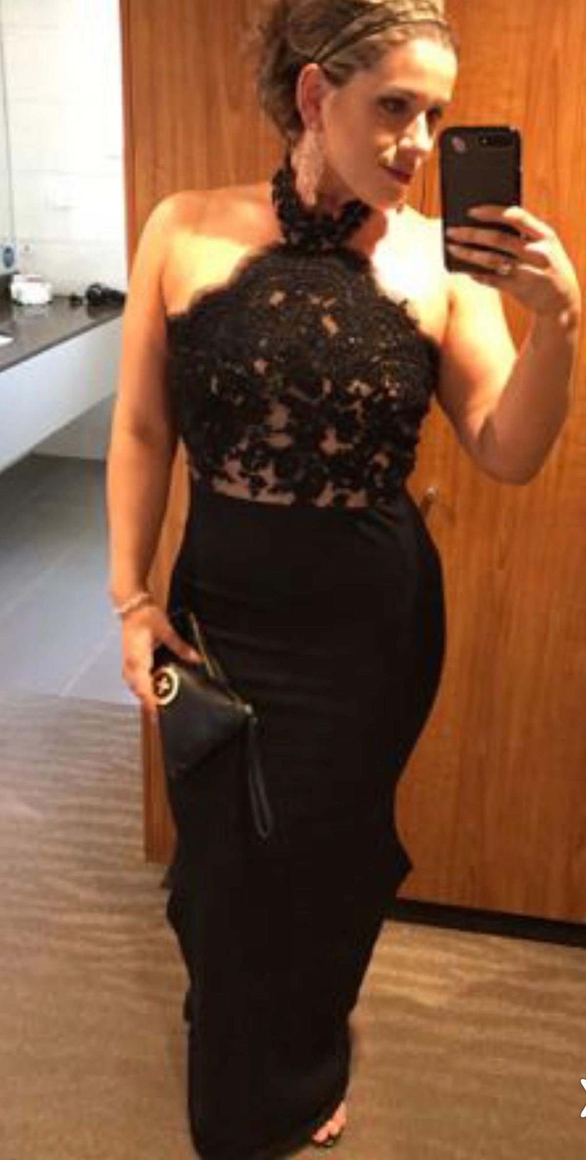 Portia & Scarlett Connie Gown Black Size 14 - Image 2