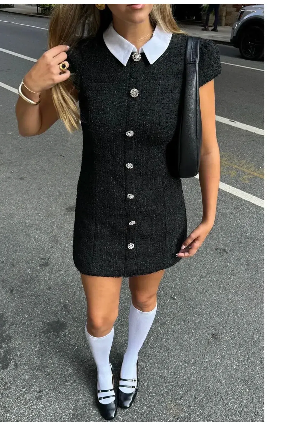 Likely Riello Mini Dress Black Size 8 - Image 5