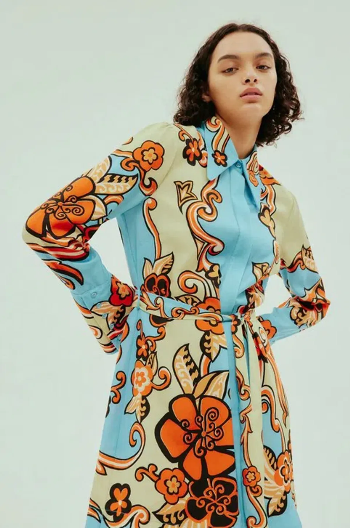 Alémais Ondine Mini Dress Print Size 14 - Image 2