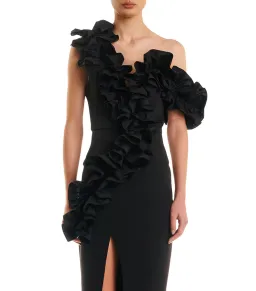 Eliya The Label Rosanna Dress in Black Size XL / AU 14 for rent on The Volte - image 3