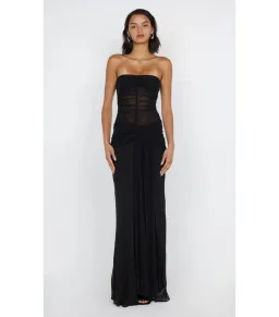 Bec & Bridge Noemi Black Strapless Dress Black Size AU 8 for rent on The Volte - image 4