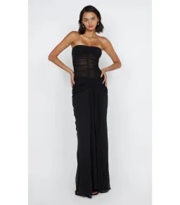 Bec & Bridge Noemi Black Strapless Dress Black Size AU 8 for rent on The Volte - image 1