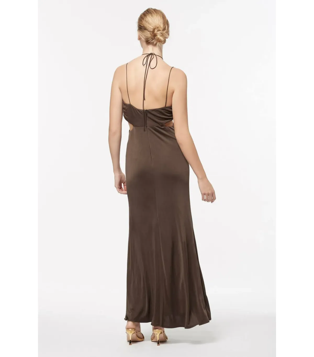 Manning Cartell Sweet Obsession Slip Dress Brown Size AU 10 - Image 3