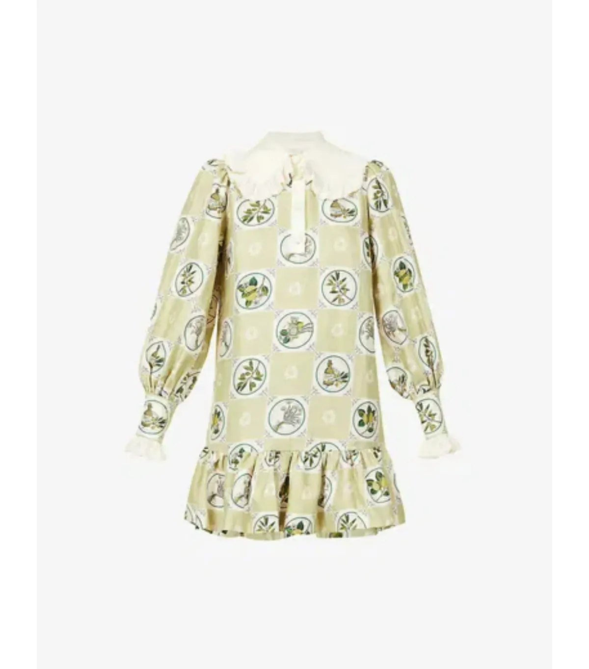 Alémais Sofia Mini Dress in Olive Size AU 14 - Image 6