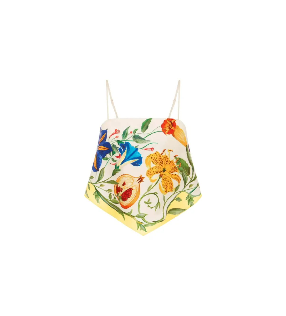 Alemais Flores High Waisted Short and Scarf Top Set Print Size AU 8  - Image 8