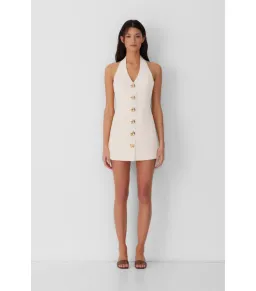 The Wolf Gang Irida Vest Dress Ivory Size AU 8 for rent on The Volte - image 3
